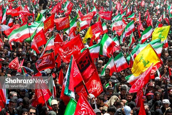 گزارش تصویری | تشییع پیکر امام شهید در تهران (۱۵ تیر ۱۴۰۵) - ۴