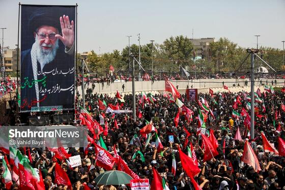 گزارش تصویری | تشییع پیکر امام شهید در تهران (۱۵ تیر ۱۴۰۵) - ۴