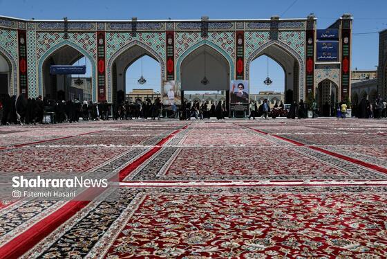 گزارش تصویری | مشهد در انتظار وداع با رهبر شهید