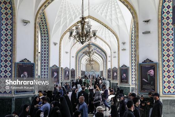 گزارش تصویری | مشهد در انتظار وداع با رهبر شهید