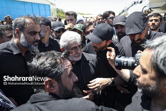 گزارش تصویری | استقبال از پیکر مطهر رهبر شهید انقلاب و خانواده ایشان در فرودگاه مشهد