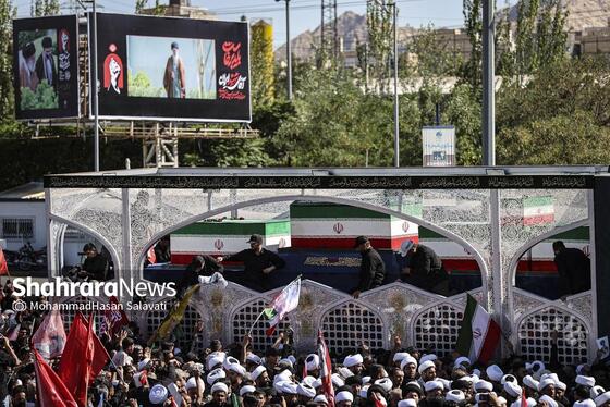 گزارش تصویری | تشییع تاریخی پیکر مطهر رهبر شهید انقلاب در مشهد مقدس | (پنجشنبه ۱۸ تیر ماه ۱۴۰۵)