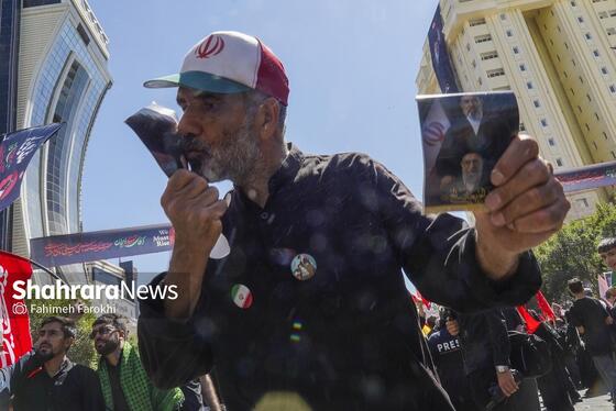 گزارش تصویری | اشک پرچم