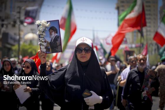 گزارش تصویری | اشک پرچم
