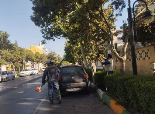 خدمت‌رسانی شهرداری مشهد در تشییع پیکر رهبر شهید 