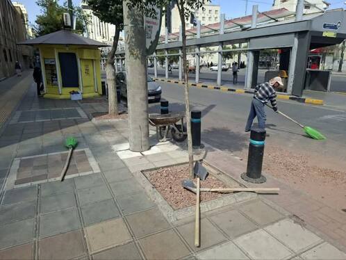 خدمت‌رسانی شهرداری مشهد در تشییع پیکر رهبر شهید 