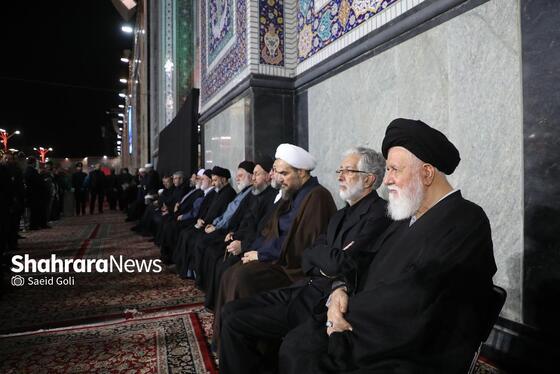 گزارش تصویری | مراسم بزرگداشت رهبر شهید ایران در حرم مطهر امام رضا (ع)