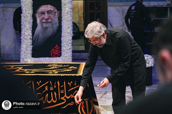گزارش تصویری | آماده سازی مزار مطهر رهبر شهید انقلاب اسلامی در حرم مطهر رضوی