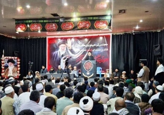 آیین بزرگداشت رهبر شهید در شمال افغانستان برگزار شد + عکس
