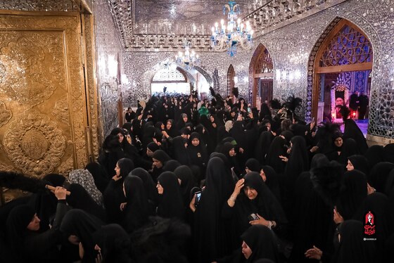گزارش تصویری | زیارت مزار مطهر رهبر شهید انقلاب اسلامی در حرم مطهر رضوی