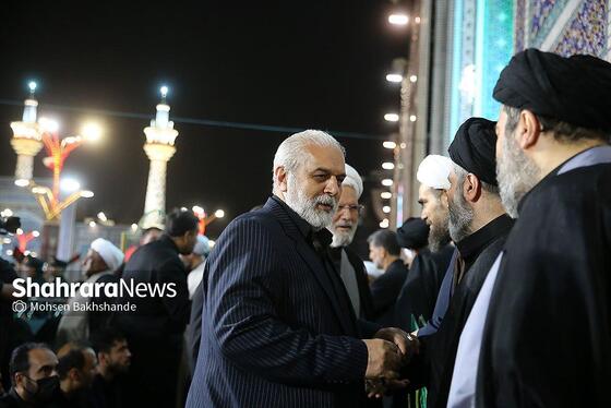 گزارش تصویری | شب سوم مراسم بزرگداشت رهبر شهید ایران در حرم مطهر امام رضا (ع)