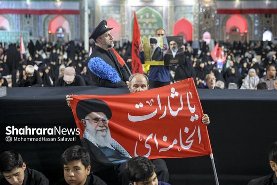گزارش تصویری | شب چهارم مراسم بزرگداشت رهبر شهید انقلاب اسلامی در حرم مطهر رضوی