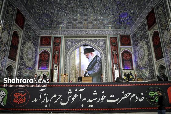 گزارش تصویری | شب چهارم مراسم بزرگداشت رهبر شهید انقلاب اسلامی در حرم مطهر رضوی