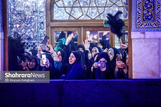 گزارش تصویری | مزار مطهر رهبر شهید انقلاب اسلامی در رواق دارالذکر حرم مطهر رضوی