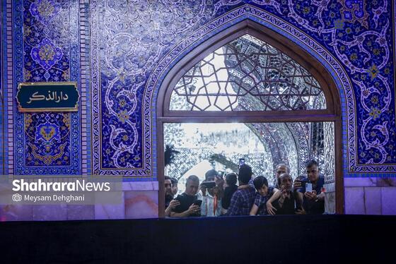 گزارش تصویری | مزار مطهر رهبر شهید انقلاب اسلامی در رواق دارالذکر حرم مطهر رضوی