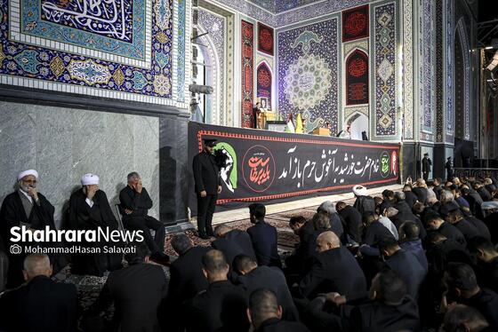 گزارش تصویری | اجتماع بزرگ «همه خونخواهیم» در حرم مطهر رضوی