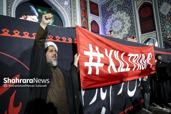 گزارش تصویری | اجتماع بزرگ «همه خونخواهیم» در حرم مطهر رضوی