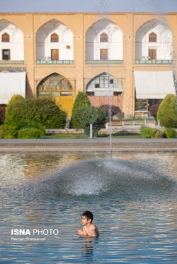 گزارش تصویری | تابش خورشید گرم بر سر اصفهان