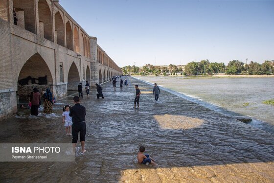 گزارش تصویری | تابش خورشید گرم بر سر اصفهان