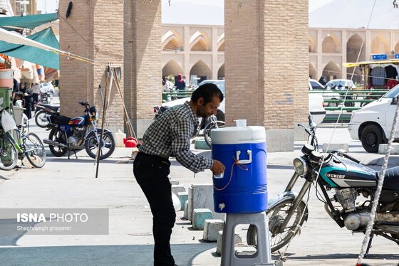 گزارش تصویری | تابش خورشید گرم بر سر اصفهان