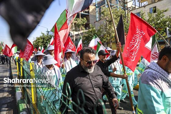 گزارش تصویری | آیین اذن خدمت کاروان خدام الحسین (ع) شهرداری مشهد