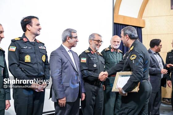 گزارش تصویری | مراسم تکریم و معارفه فرمانده ارشد انتظامی استان خراسان رضوی