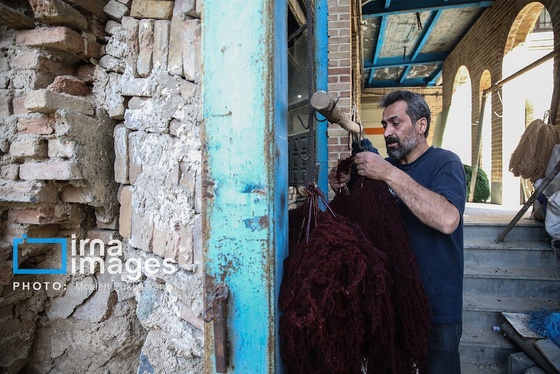 گزارش تصویری | آخرین بازمانده رنگرزی گیاهی در کردستان