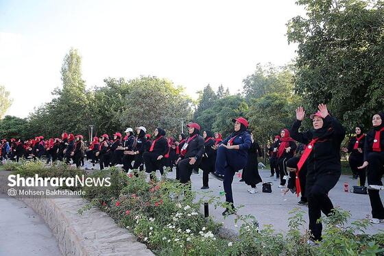 گزارش تصویری | همایش ورزش صبحگاهی با حضور رییس فدراسیون ورزشهای همگانی در مشهد