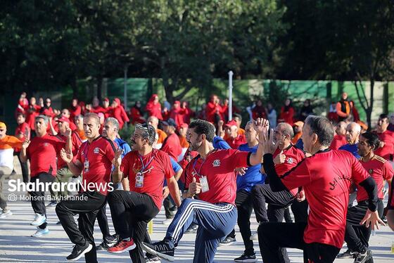 گزارش تصویری | همایش ورزش صبحگاهی با حضور رییس فدراسیون ورزشهای همگانی در مشهد