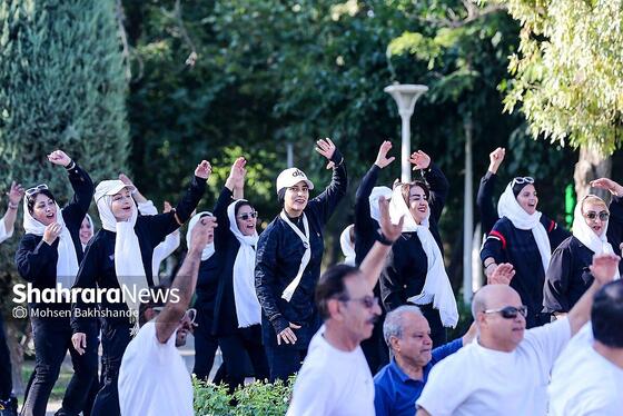 گزارش تصویری | همایش ورزش صبحگاهی با حضور رییس فدراسیون ورزشهای همگانی در مشهد