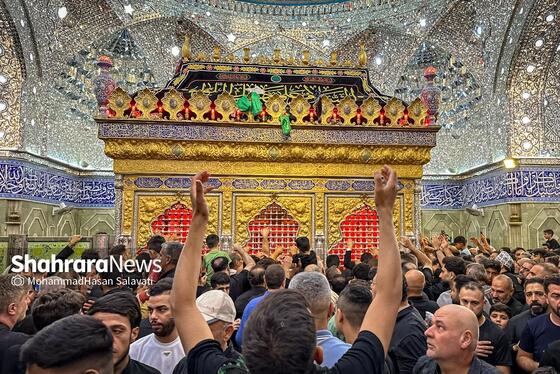 گزارش تصویری | حال و هوای کربلای معلی در شب جمعه ، شب زیارتی سیدالشهدا (ع)، در آستانه اربعین حسینی