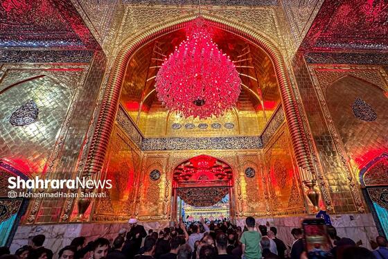 گزارش تصویری | حال و هوای کربلای معلی در شب جمعه ، شب زیارتی سیدالشهدا (ع)، در آستانه اربعین حسینی