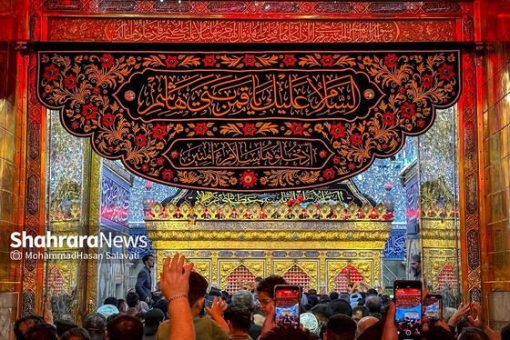 گزارش تصویری | حال و هوای کربلای معلی در شب جمعه ، شب زیارتی سیدالشهدا (ع)، در آستانه اربعین حسینی