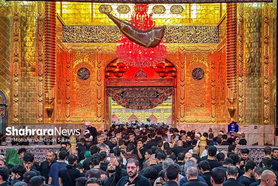 گزارش تصویری | حال و هوای کربلای معلی در شب جمعه ، شب زیارتی سیدالشهدا (ع)، در آستانه اربعین حسینی