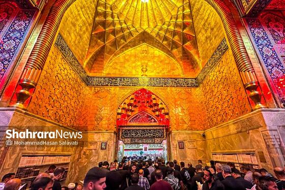 گزارش تصویری | حال و هوای کربلای معلی در شب جمعه ، شب زیارتی سیدالشهدا (ع)، در آستانه اربعین حسینی