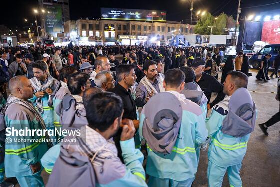 گزارش تصویری | آغاز فعالیت های اربعینی شهرداری مشهد در شهر نجف