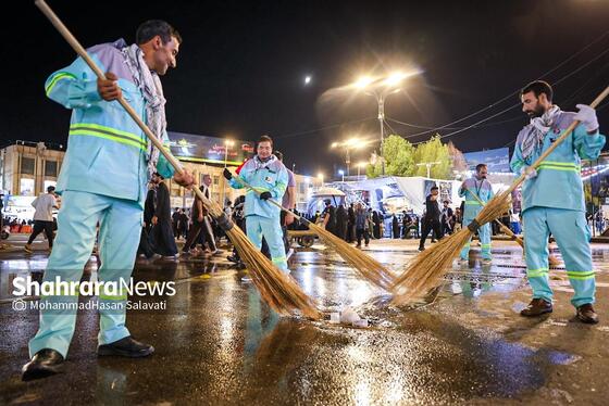 گزارش تصویری | آغاز فعالیت های اربعینی شهرداری مشهد در شهر نجف