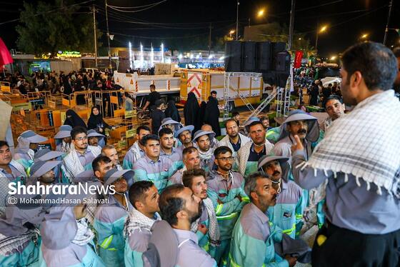گزارش تصویری | آغاز فعالیت های اربعینی شهرداری مشهد در شهر نجف