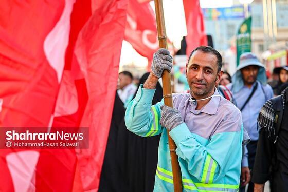 گزارش تصویری | آیین اذن خدمت و آغاز خدمات رسانی کاروان خدام الحسین(ع) شهرداری مشهد مقدس در نجف اشرف