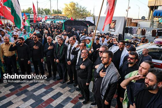 گزارش تصویری | آیین اذن خدمت و آغاز خدمات رسانی کاروان خدام الحسین(ع) شهرداری مشهد مقدس در نجف اشرف
