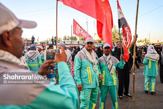 گزارش تصویری | آیین اذن خدمت و آغاز خدمات رسانی کاروان خدام الحسین(ع) شهرداری مشهد مقدس در نجف اشرف