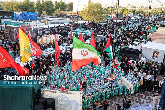 گزارش تصویری | آیین اذن خدمت و آغاز خدمات رسانی کاروان خدام الحسین(ع) شهرداری مشهد مقدس در نجف اشرف