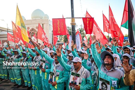 گزارش تصویری | آیین اذن خدمت و آغاز خدمات رسانی کاروان خدام الحسین(ع) شهرداری مشهد مقدس در نجف اشرف