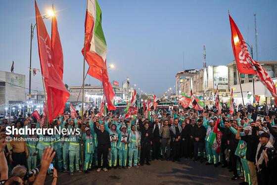 گزارش تصویری | آیین اذن خدمت و آغاز خدمات رسانی کاروان خدام الحسین(ع) شهرداری مشهد مقدس در نجف اشرف
