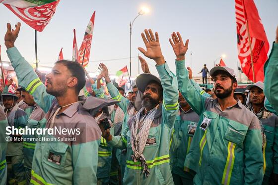 گزارش تصویری | آیین اذن خدمت و آغاز خدمات رسانی کاروان خدام الحسین(ع) شهرداری مشهد مقدس در نجف اشرف
