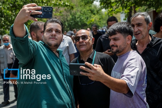 گزارش تصویری | تشییع پیکر زنده یاد «اکبر عبدی»