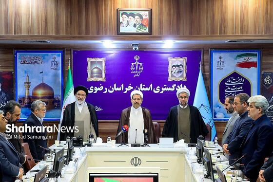 گزارش تصویری | دیدار محمدرضا قلندر شریف ،شهردار مشهد با حجت الاسلام زرندی رئیس کل دادگستری استان خراسان رضوی