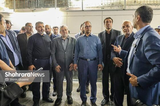 گزارش تصویری | بازدید شهردار مشهدمقدس از ایستگاه بسیج خط 3 قطار شهری