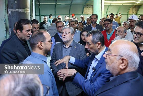 گزارش تصویری | بازدید شهردار مشهدمقدس از ایستگاه بسیج خط 3 قطار شهری