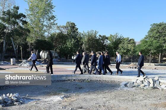 گزارش تصویری |بازدید شهردار مشهد مقدس از بوستان جهانشهر